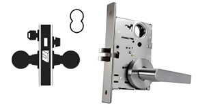 Falcon MA571B DG Dormitory or Exit Mortise Lock, Accepts Small Format IC Core