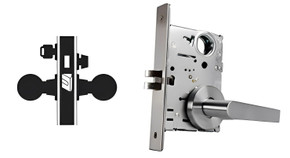 Falcon MA571L DG Dormitory or Exit Mortise Lock, Less conventional cylinder