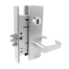 Falcon MA581B DN Storeroom Mortise Lock, Accepts Small Format IC Core