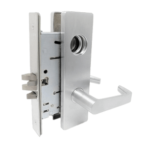 Falcon MA581L DN Storeroom Mortise Lock, Less conventional cylinder