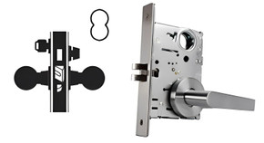 Falcon MA641B DG Dormitory Mortise Lock, Accepts Small Format IC Core