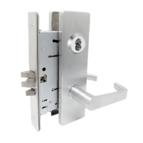 Falcon MA881B DN Storeroom-Fail Secure Mortise Lock, Accepts Small Format IC Core