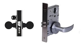 Falcon MA521L AG Entry/Office Mortise Lock, Less conventional cylinder