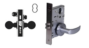 Falcon MA531B AG Apartment Corridor Mortise Lock, Accepts Small Format IC Core