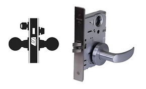Falcon MA571CP6 AG Dormitory or Exit Mortise Lock, w/ Schlage C Keyway