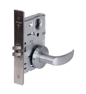 Falcon MA581L AG Storeroom Mortise Lock, Less conventional cylinder