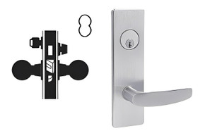 Falcon MA641B AN Dormitory Mortise Lock, Accepts Small Format IC Core