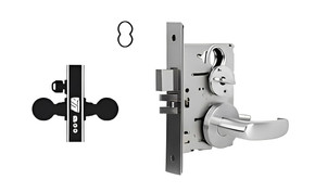 Falcon MA521B QG Entry/Office Mortise Lock, Accepts Small Format IC Core