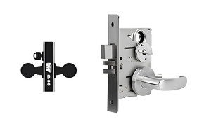 Falcon MA521L QG Entry/Office Mortise Lock, Less conventional cylinder