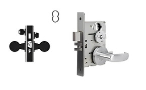 Falcon MA641B QG Dormitory Mortise Lock, Accepts Small Format IC Core