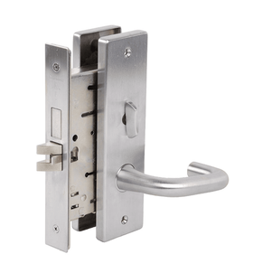 Falcon MA311 SN 626 Privacy, Bedroom or Bath Mortise Lock, Satin Chrome Finish