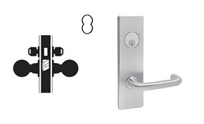 Falcon MA371B SN 626 Store Door Mortise Lock, Accepts Small Format IC Core, Satin Chrome Finish