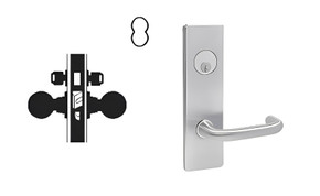 Falcon MA431B SN 626 Security Mortise Lock, Accepts Small Format IC Core, Satin Chrome Finish