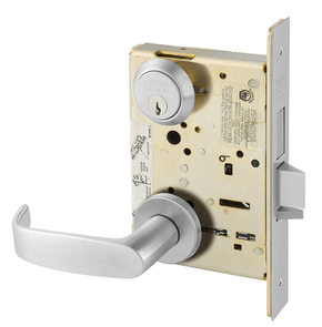 Sargent 8251 LNL 26D Storeroom Deadbolt Mortise Lock, Satin Chrome Finish