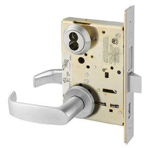 Sargent 60-8246 LNL 26D Dormitory or Exit Mortise Lock, Accepts Large Format IC Core (LFIC), Satin Chrome Finish