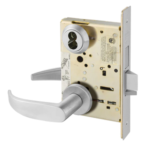 Sargent 70-8252 LNP 26D Institutional Deadbolt Mortise Lock, Accepts Small Format IC Core (SFIC), Satin Chrome Finish