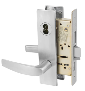 Sargent 60-8243 LW1B 26D Apartment Corridor Door Mortise Lock, Accepts Large Format IC Core (LFIC), Satin Chrome Finish