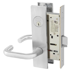 Sargent 8204 LW1J 26D Storeroom or Closet Mortise Lock, Satin Chrome Finish