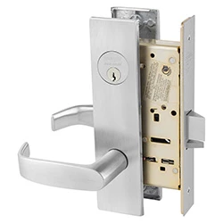 Sargent 8256 LW1L 26D Office & Inner Entry Mortise Lock, Satin Chrome Finish