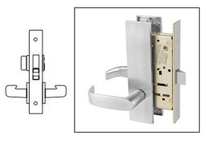 Sargent 8266 LW1L 26D Privacy Bath/Bedroom Mortise Lock, Satin Chrome Finish