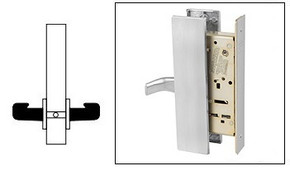 Sargent 8294 LW1L 26D Trim Dummy Mortise Lock, Satin Chrome Finish