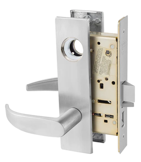 Sargent LC-8255 LW1P Office or Entry Mortise Lock, Conventional Less Cylinder