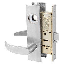 Sargent LC-8289 LW1P 26D Holdback Mortise Lock, Conventional Less Cylinder, Satin Chrome Finish