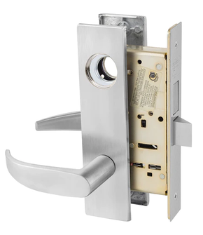 Sargent LC-8227 LW1P 26D Closet or Storeroom Mortise Lock, Conventional Less Cylinder, Satin Chrome Finish