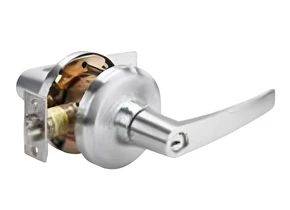 Stanley QCL170 A 626 Heavy Duty Storeroom Cylindrical Lock, Slate Lever, Satin Chrome Finish