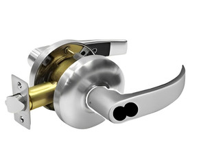 Sargent 2870-65G05 KP Entrance or Office Cylindrical Lever Lock, Accepts Small Format IC Core (SFIC)