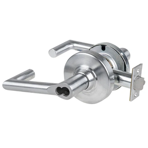 Schlage ALX50J BRK Grade 2 Entrance/Office Lever Lock, Accepts FSIC Full Size Interchangeable Core