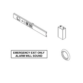 Von Duprin 98ALK 4FT 98 Series Alarm Kit, Request to Exit Switch Standard
