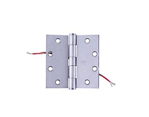Stanley CECB191-18 4-1/2X4-1/2 32D Standard Weight Electric Hinge, 8 Wire, Satin Stainless Steel Finish