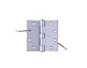 Stanley CECB191-18 5X4-1/2 32D Standard Weight Electric Hinge, 8 Wire, Satin Stainless Steel Finish