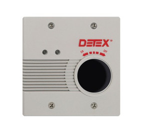 Detex EAX-2500FK AC/DC External Powered Wall Mount Kit Exit Alarm - Flush Mount w/ Magnetic Switch Contacts and 24VAC Transformer
