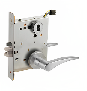 Schlage L9092ELB 12A Electrified Mortise Lock, Fail Safe, w/ Cylinder Outside