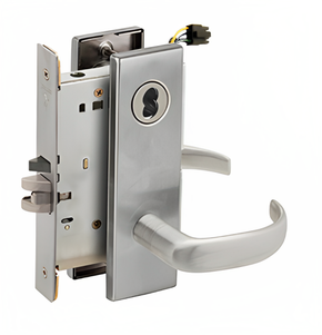 Schlage L9092EUB 17N Electrified Mortise Lock, Fail Secure, w/ Cylinder Outside