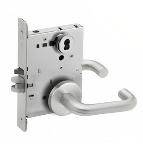 Schlage L9093EUB 03B Electrified Mortise Lock, Fail Secure, w/ Cylinder Outside