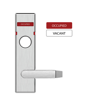 Schlage 47859782 Cylinder Indicator w/ N Escutcheon and 06 Lever, Exterior, OCCUPIED/VACANT