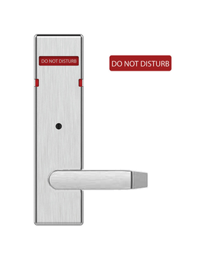 Schlage 47860275 Privacy Indicator w/ N Escutcheon and 06 Lever, Exterior, DO NOT DISTURB