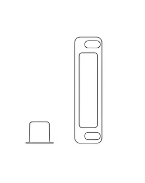 Schlage K510-066 Strike Box, 1-1/4" x 4-7/8"