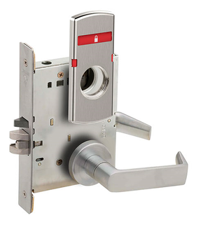 Schlage L9050L 06A L283-724 Mortise Office and Inner Entry Lock w/ Exterior Symbols Only Indicator