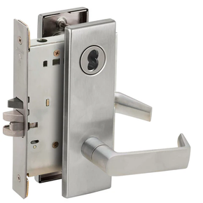 Schlage L9071J 06N Classroom Security Mortise Lock, Accepts Large Format IC Core (LFIC)