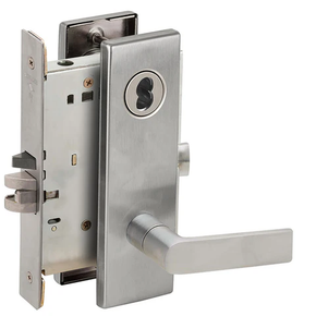 Schlage L9080J 01N Storeroom Mortise Lock, Accepts Large Format IC Core (LFIC)