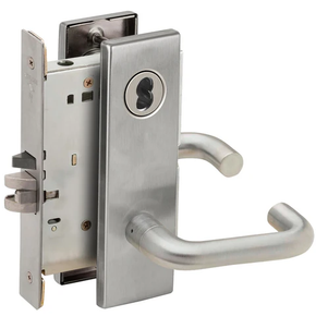 Schlage L9080J 03N Storeroom Mortise Lock, Accepts Large Format IC Core (LFIC)