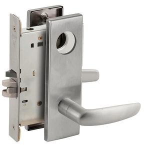 Schlage L9080L 07N Storeroom Mortise Lock, Less Cylinder