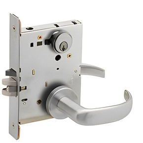 Schlage L9080P 17A Storeroom Mortise Lock, w/ 17 Lever and A Rose