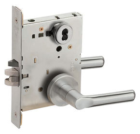 Schlage L9077J 18A Classroom Security Holdback Mortise Lock, Accepts Large Format IC Core (LFIC)