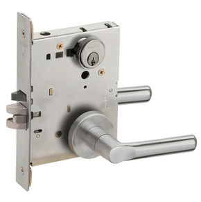 Schlage L9080P 18A Storeroom Mortise Lock, w/ 18 Lever and A Rose