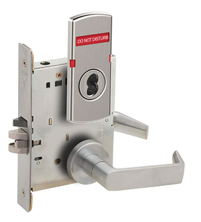 Schlage L9077B 06A L283-723 Classroom Security Holdback Mortise Lock w/ Exterior Do Not Disturb Indicator